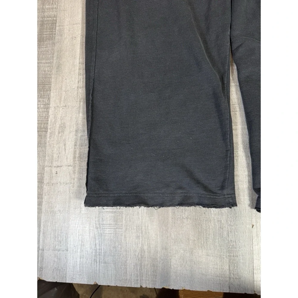 Old Navy Baggy Sweatpants Black Chunky Drawstring Grunge Pockets Mens Large